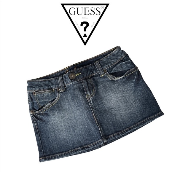 Guess Dresses & Skirts - Women’s Guess Mini Denim Shirt, Size 27